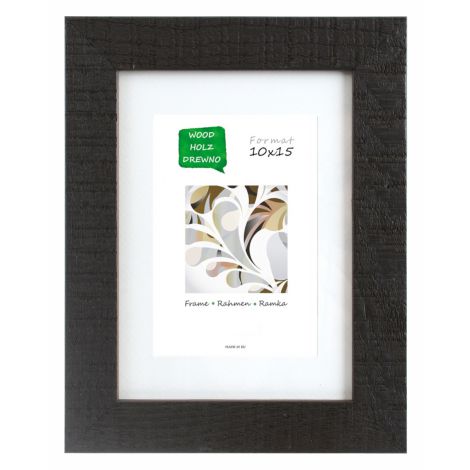 Ramka drewniana Icar DRL T 4 Brązowa ciemna, 10x15cm